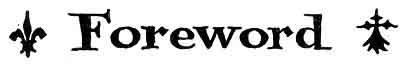 Foreword