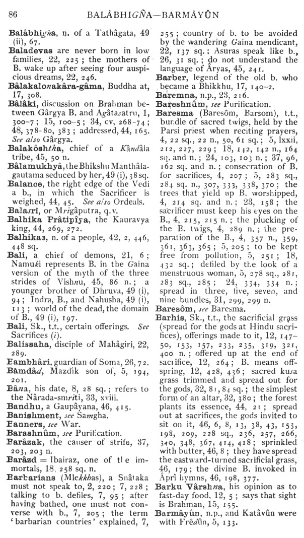 Page 86. Bal&acirc;bhig<I>&ntilde;</I>a—Barm&acirc;y&ucirc;n