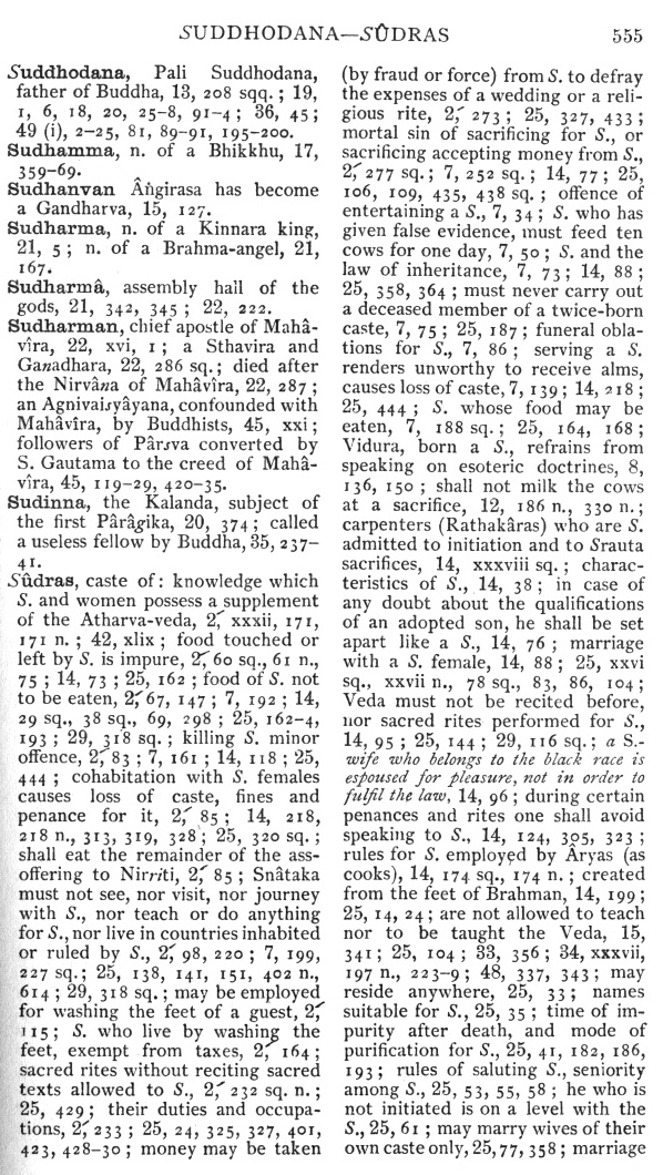 Page 555. Suddhodana—S&ucirc;dras