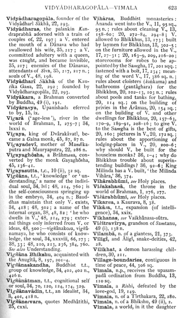 Page 623. Vidy&acirc;dharagop&acirc;la—Vimala