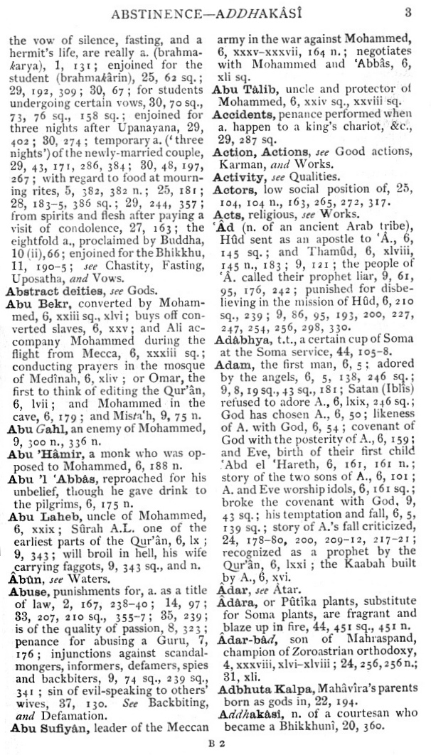 Page 3. Abstinence—Addhak&acirc;sy