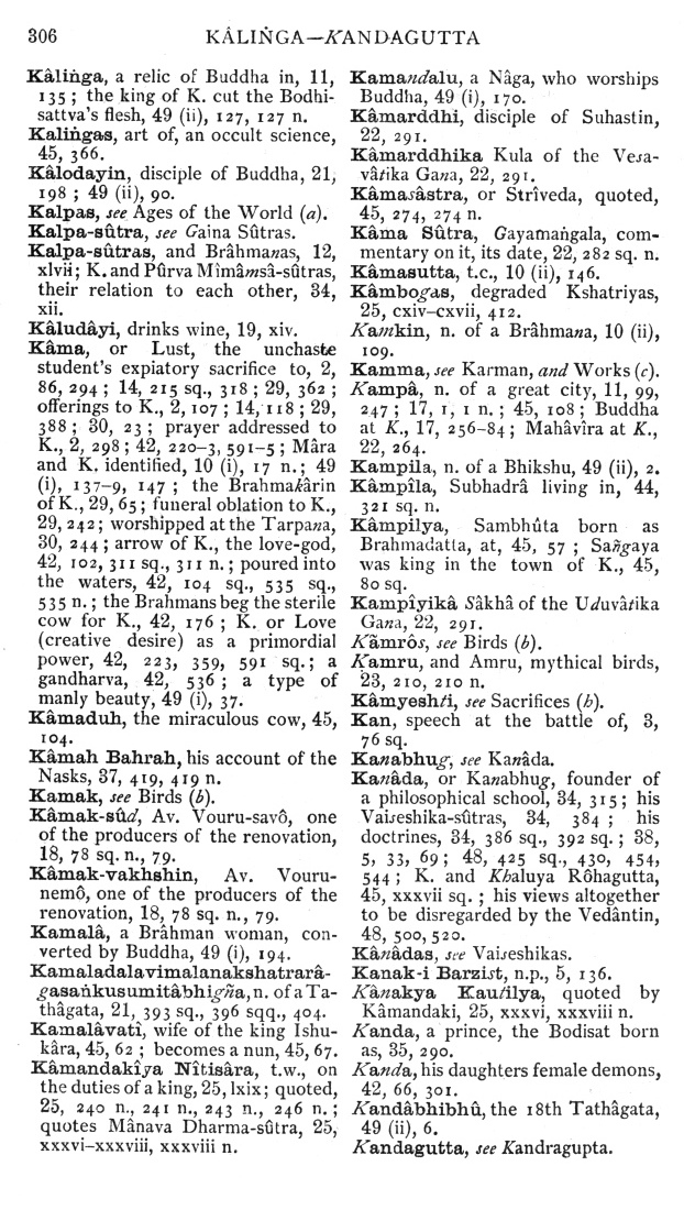 Page 306. K&acirc;liṅga—Kandagutta